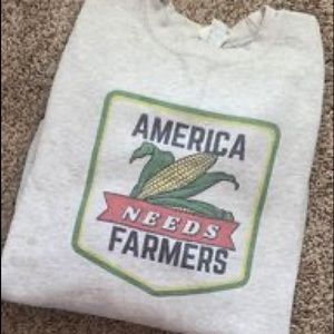America Needs Farmers crewneck
